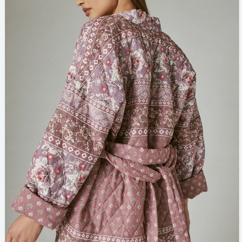 *SOLD* Floral Quilted Kimono Jacket